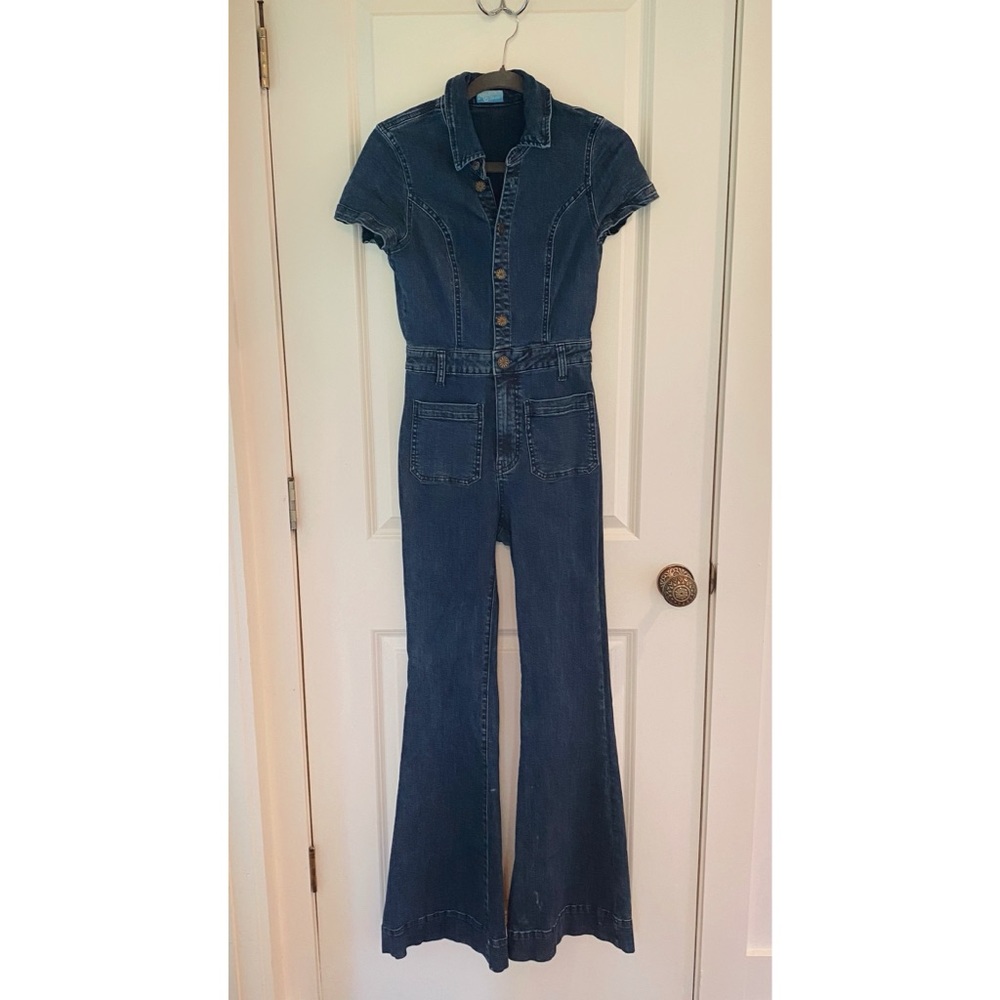 Show Me Your Mumu Denim Jumpsuit